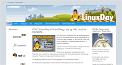 Desktop Screenshot of linuxday.at